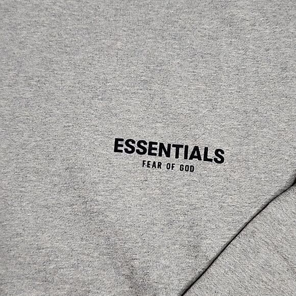 NWT Fear of God Essentials Dark Oatmeal Hoodies - Picture 4 of 10